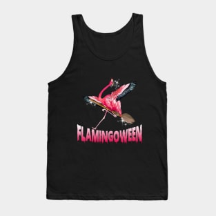 Flamingoween  Flamingo Mummy Costume Happy Hallowe Tank Top